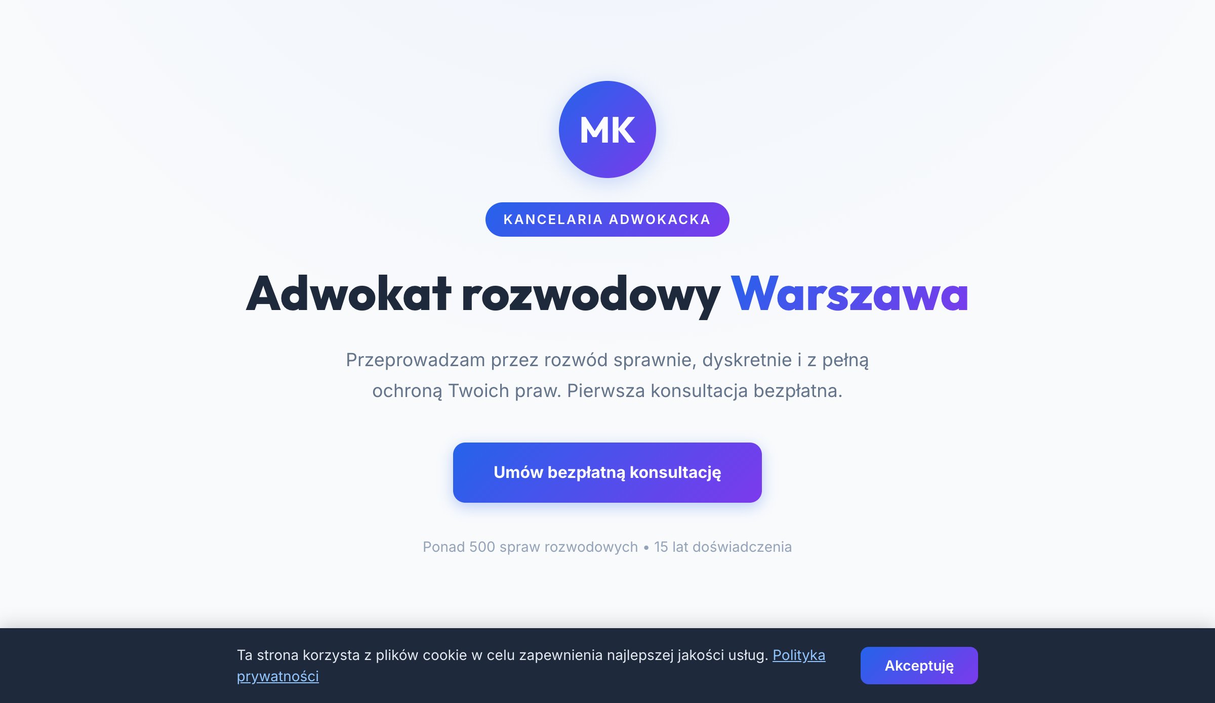 Demo landing page pod Google Ads