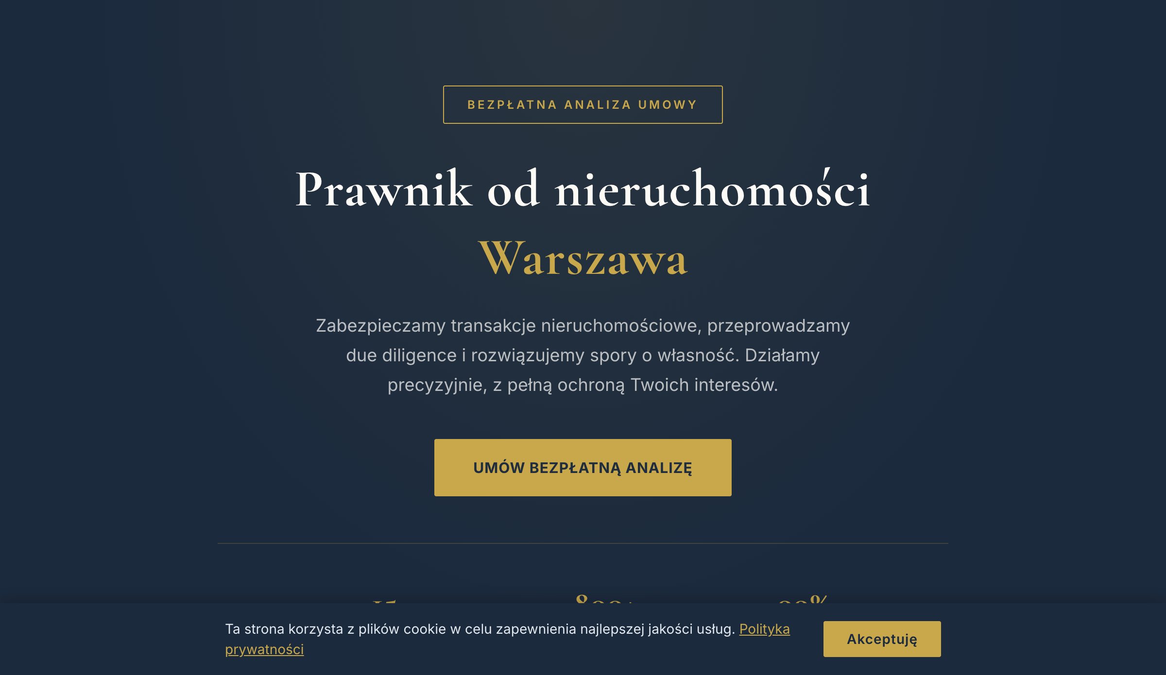 Demo landing page nieruchomości